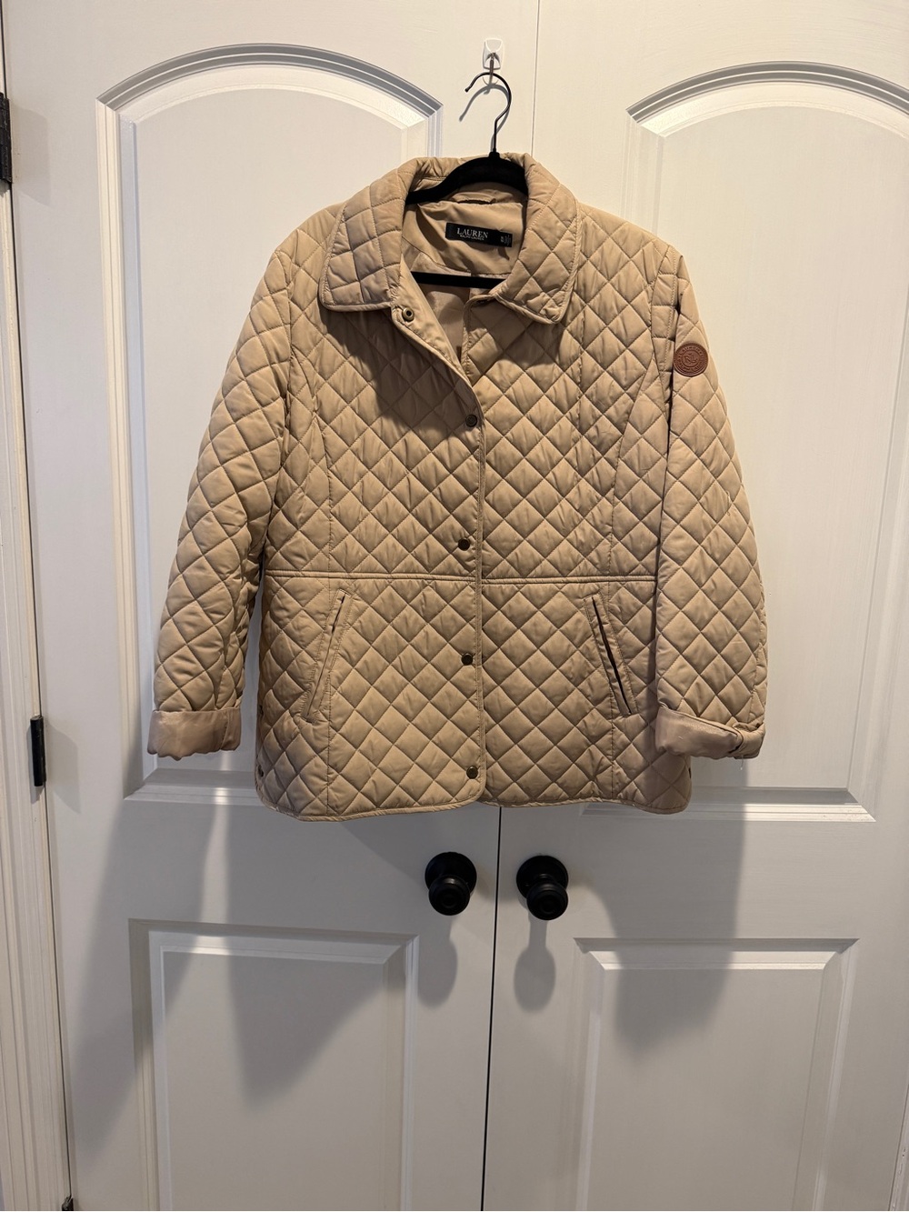 Ralph Lauren Quilted Beige Women's Jacket